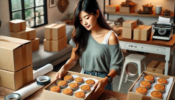 如何把月餅寄到韓國？